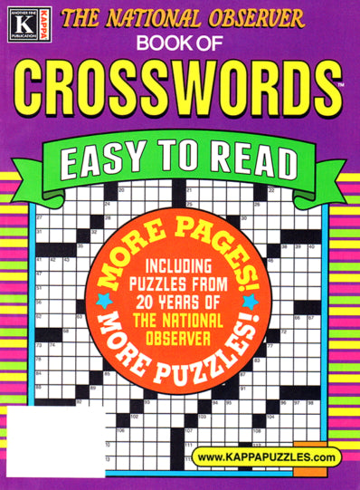 National Observer Book of Crosswords