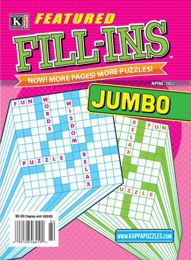 Featured Fill-ins Jumbo Large Print