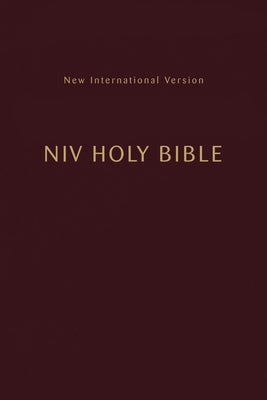 Niv, Holy Bible, Compact, Paperback, Burgundy, Comfort Print