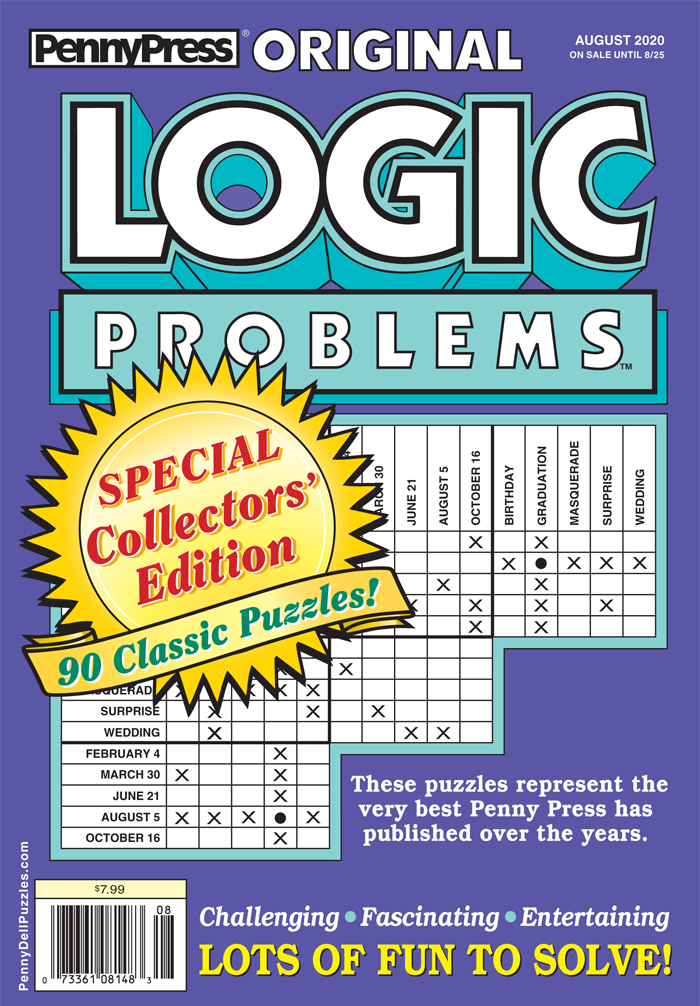 Logic Puzzles - 2 magazines –