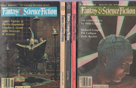 1980's Fantasy and Science Fiction Magazine