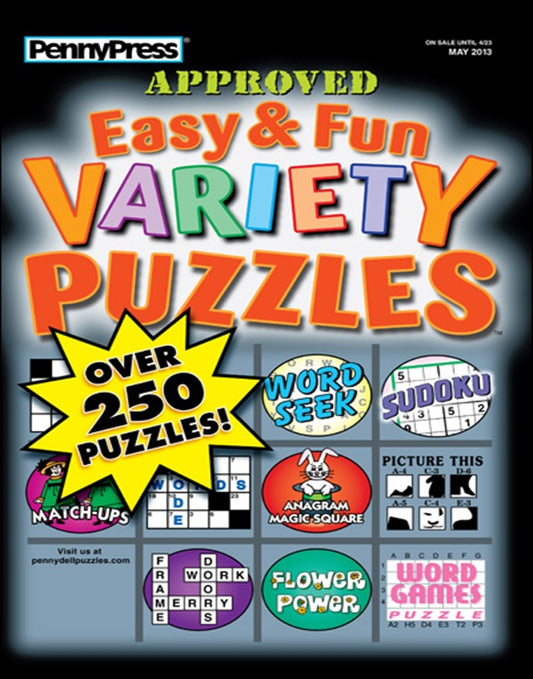 Easy & Fun Variety Puzzles