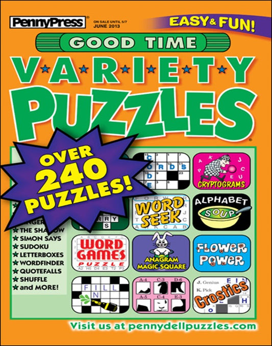 Good Time Easy Variety Puzzles