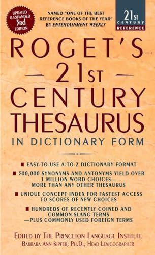 Roget's 21st Century Thesaurus, Third Edition