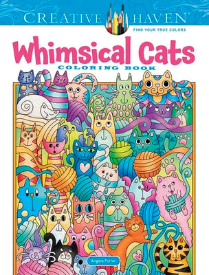 Creative Haven Whimsical Cats Coloring Book