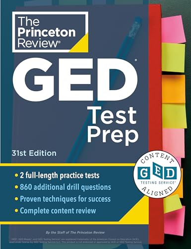 Princeton Review GED Test Prep, 31st Edition: 2 Practice Tests + Review & Techniques + Online Features