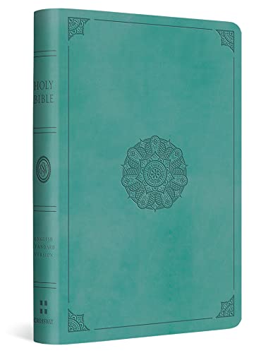 ESV Value Compact Bible (Trutone, Turquoise, Emblem Design)