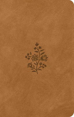 ESV Premium Gift Bible (Trutone, Nubuck Caramel, Wildflower Design)