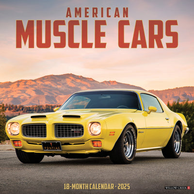 American Muscle Cars Wall Calendar 2025