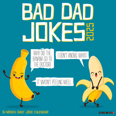 Bad Dad Jokes  Wall Calendar 2025