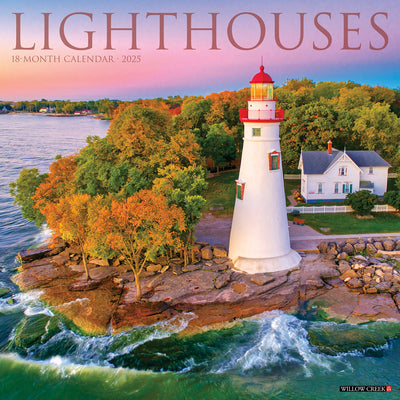 Lighthouses Wall Calendar 2025