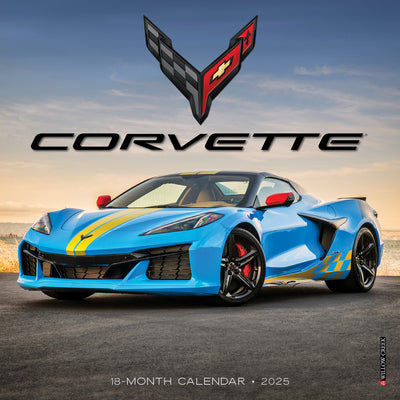 Corvette   Mini Wall Calendar 2025