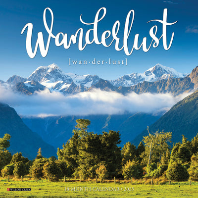 Wanderlust  Mini Wall Calendar 2025