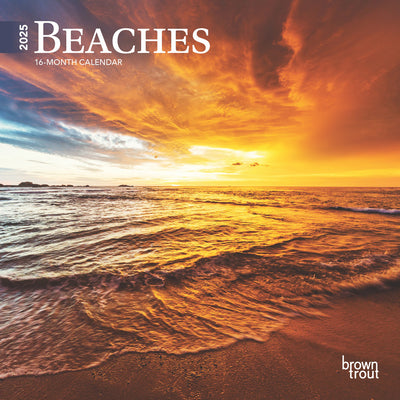 Beaches 2025 Mini Wall Calendar : Browntrout Publ.