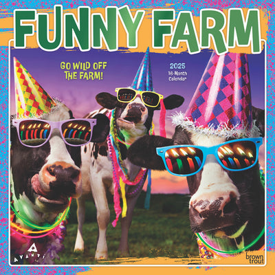 Avanti Funny Farm Official Wall Calendar 2025