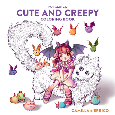 Pop Manga Cute and Creepy coloring Book