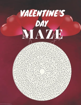 Valentine's Day Maze: Maze brain game, Maze puzzles with solutions, Maze puzzles for adults