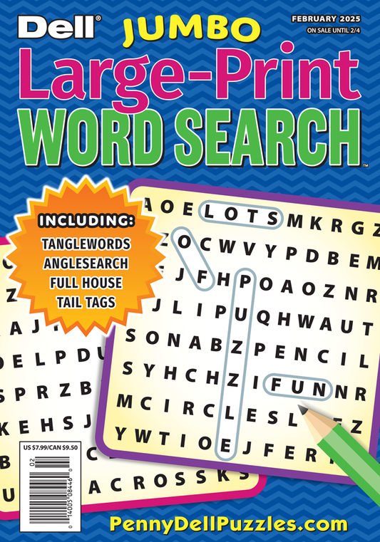 Dell Jumbo Large-Print Word Search Puzzles