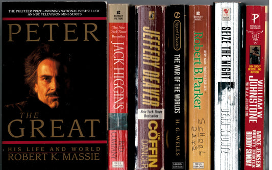 7 Books Mixed Men's Reading: