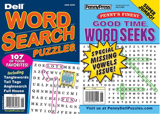 Word Seek and Search- 2 magazines