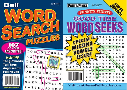 Word Seek and Search- 2 magazines