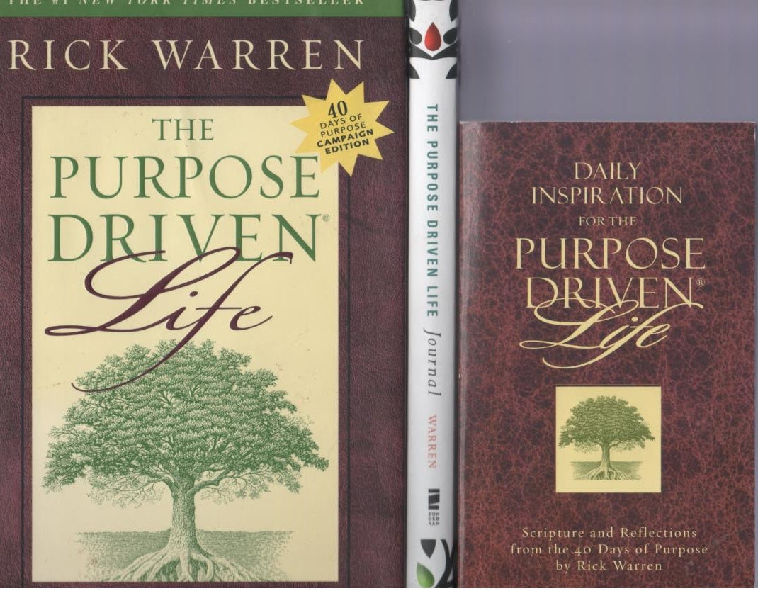 Rick Warren : Purpose Driven Life set of 3