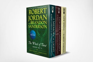 Wheel of Time Premium Boxed Set V: Book 13: Towers of Midnight, Book 14: A Memory of Light, Prequel: New Spring