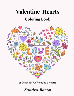 Valentine Hearts Coloring Book