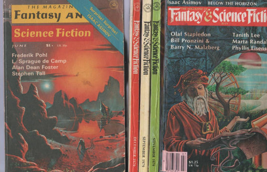 1970's Fantasy and Science Fiction Magazine